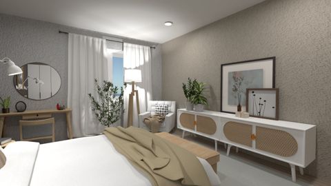 Original render: Bedroom, window side