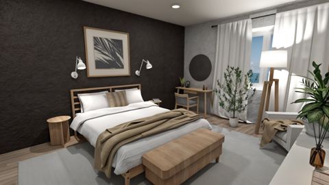 Original render: Bedroom
